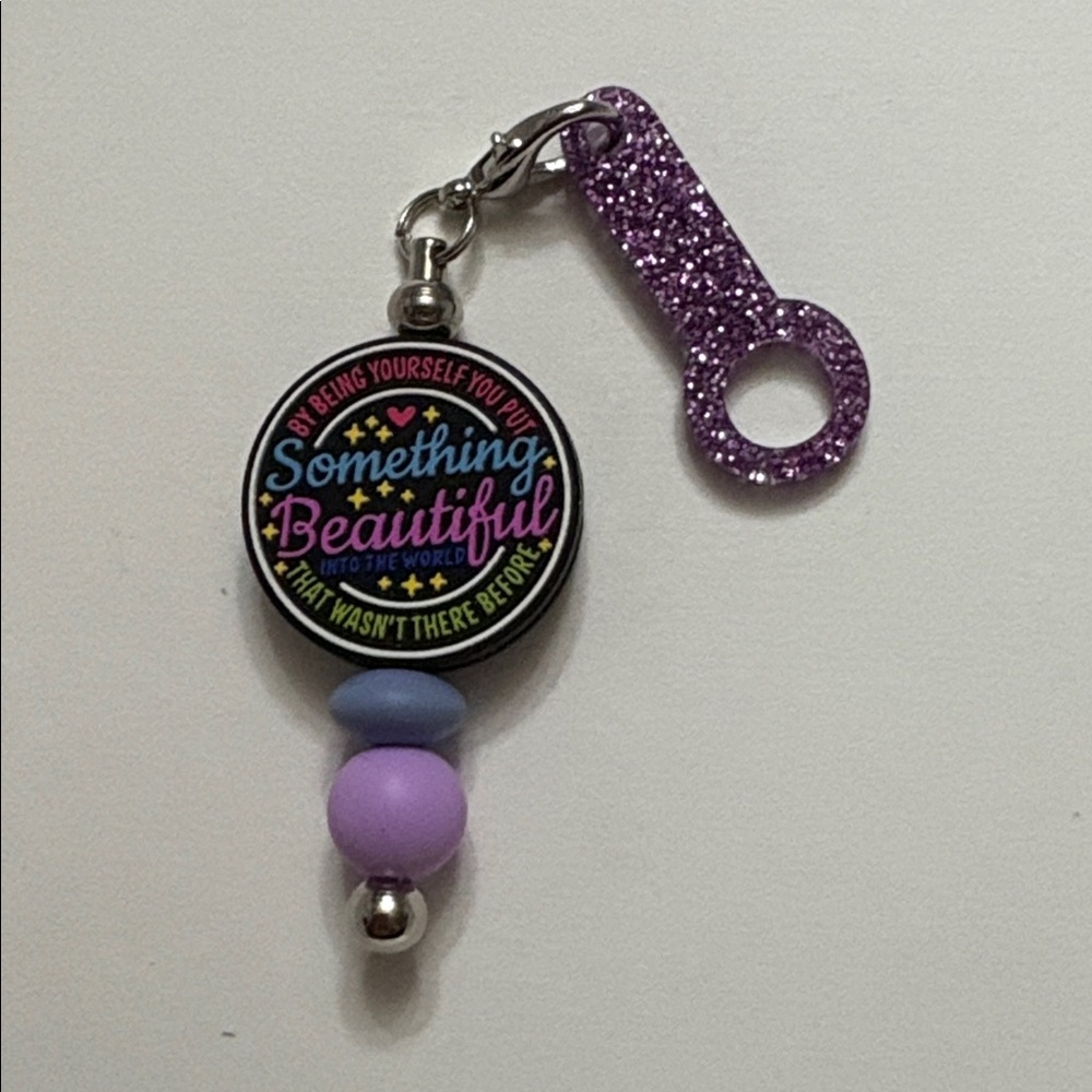 Purple Glitter straw accessory for your Stanley or any cup with a straw.